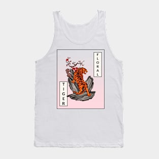 Floral Tiger Tank Top